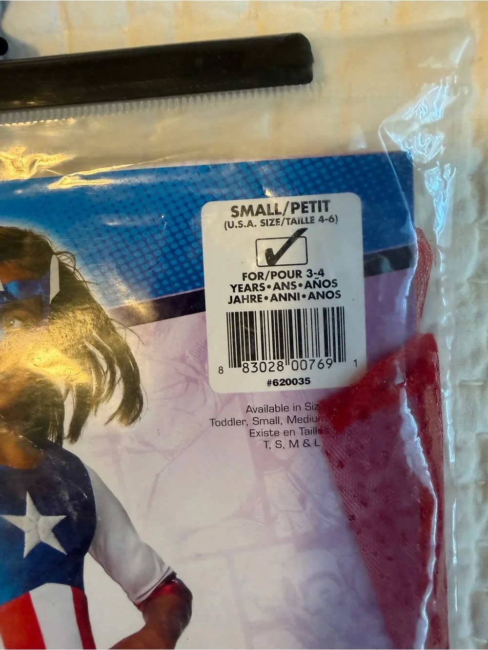 Marvel Kids American Dream Red, White & Blue Superhero Costume